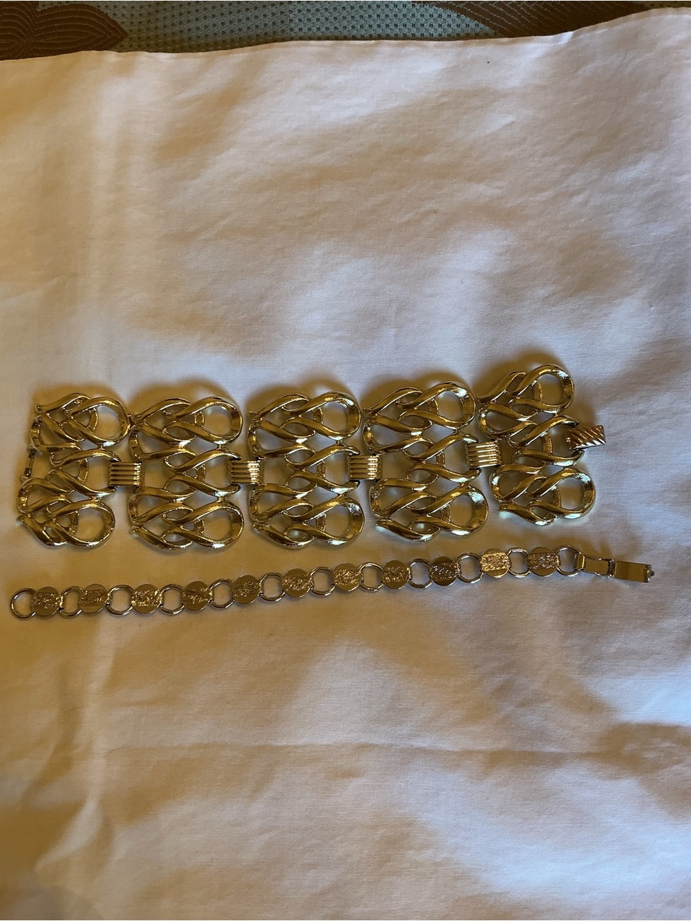 Sarah Coventry Gold And Silver Tone  Bracelet Set